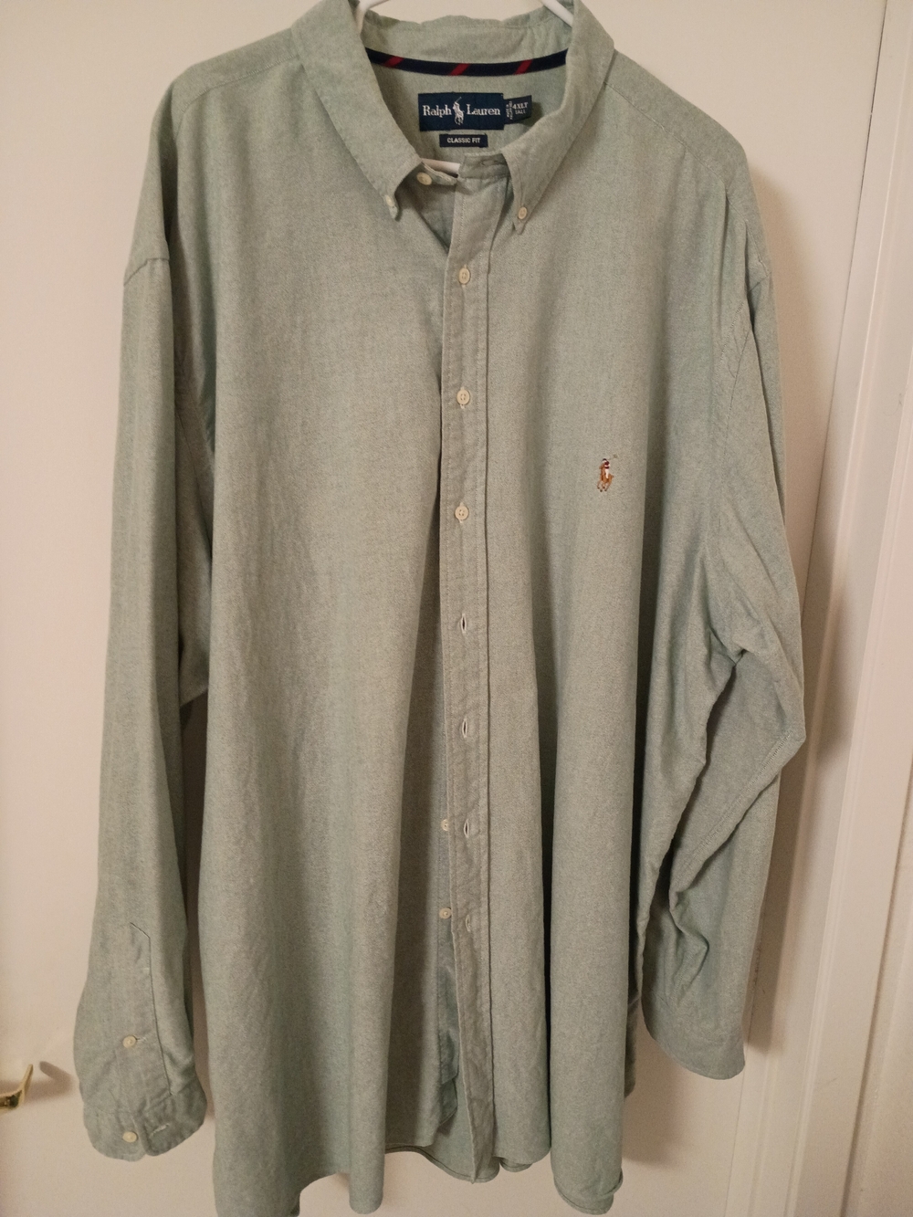 Ralph Lauren Light Sage Green Button-Down Shirt